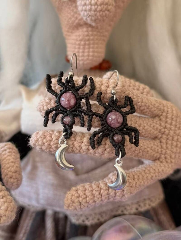 Boucles d'oreilles Araignées