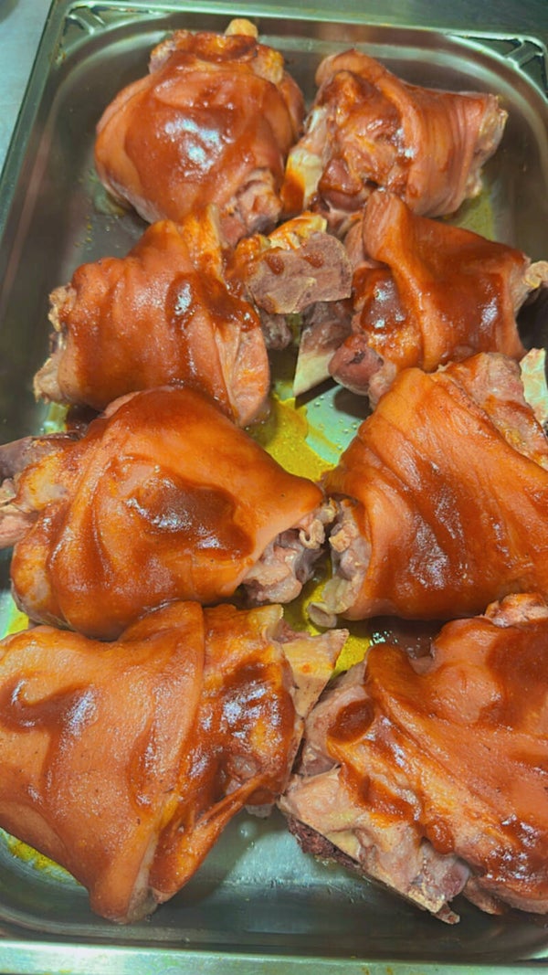 Jarrète du porc fumé