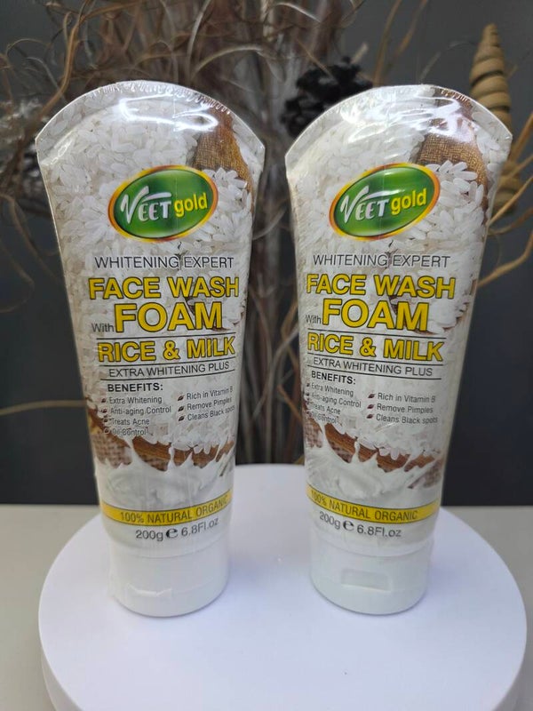 Veet Gold Rice and Milk Acid Face Wash