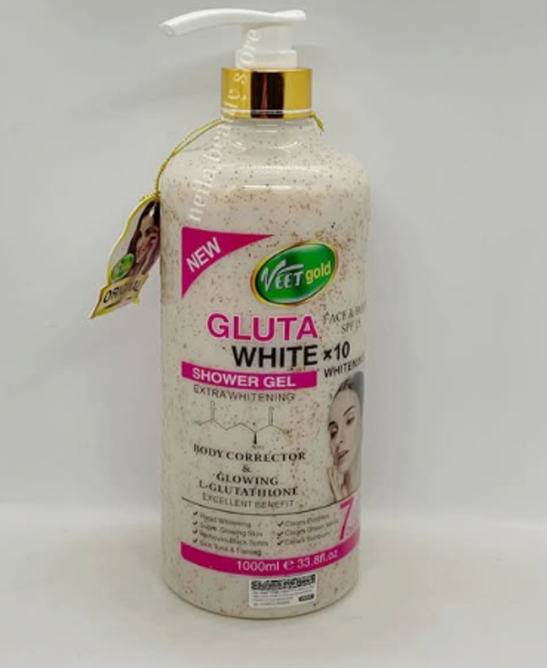 VeetGold Gluta White Whitening Shower Gel SPF 15 1000ml
