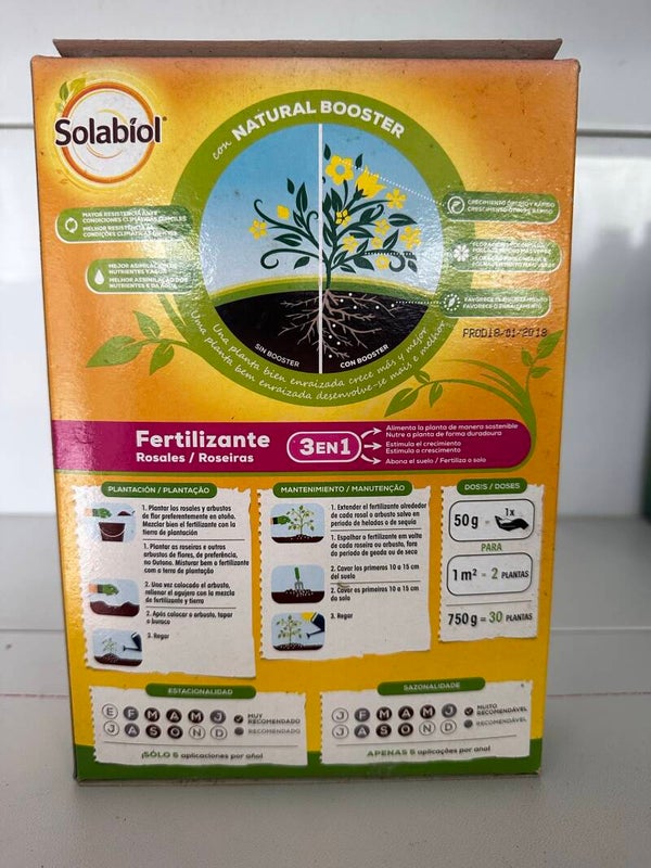 Fertilizante rosales solabiol 750 gr (Copia)