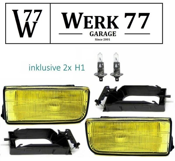 BMW E36 Nebelscheinwerfer gelb Streuscheibe