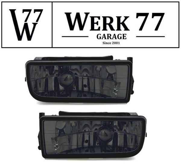 BMW E36 Nebelscheinwerfer schwarz Klarglas