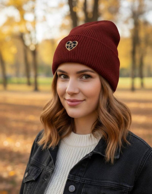 Bonnet cœur Léo