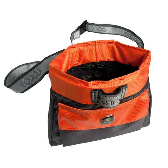 EQ Dog Click'n Treat Bag 2.0 beloningstasje, oranje