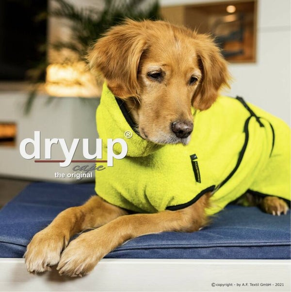 DRYUP hondenbadjas Lime limited edition
