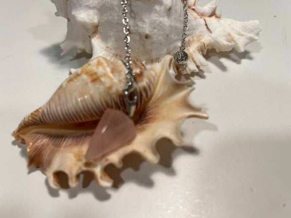 Péndulo de Cuarzo Rosa