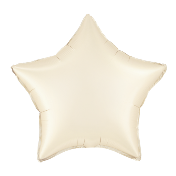Foliopallo Star matte cream 18"