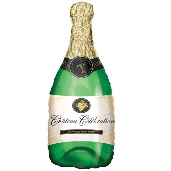 Champagne Chateau Celebration -folioilmapallo, 49 × 104 cm