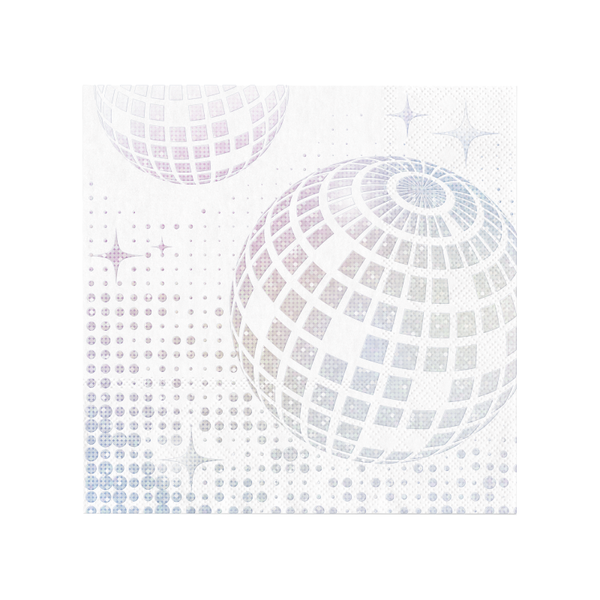 Hopeiset disco-lautasliinat 10 kpl