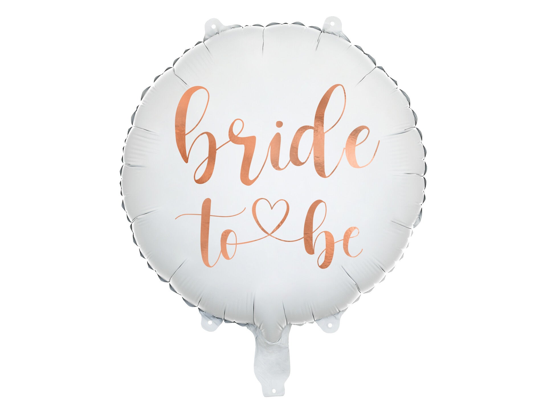 Foliopallo ”Bride to Be”, 45 cm, valkoinen