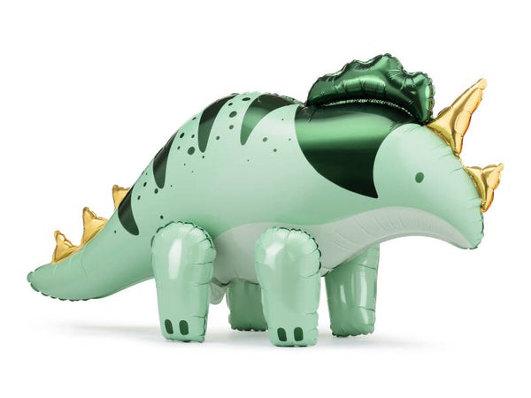 Foliopallo Triceratops, vihreä, 93 x 49 cm