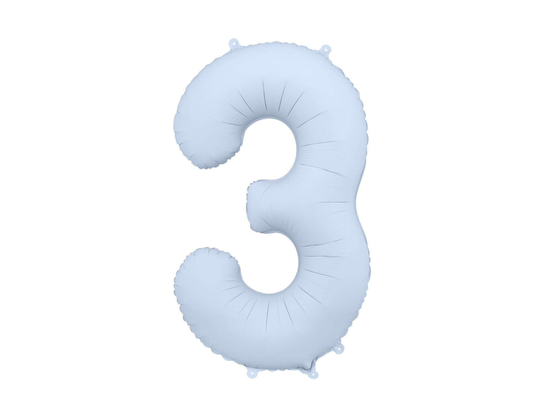 Numerofoliopallo ”3”, 86 cm, Misty blue