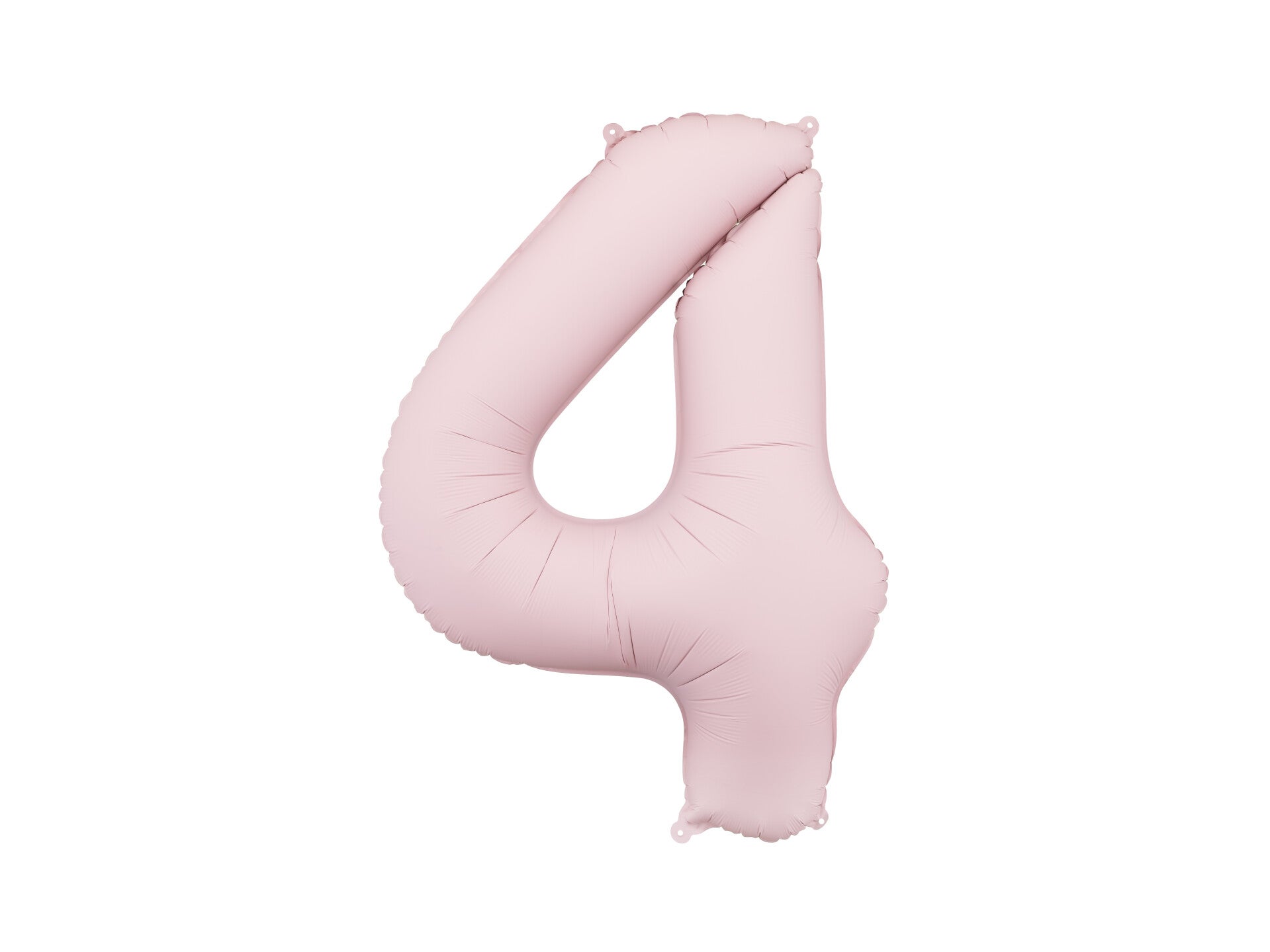 Numerofoliopallo ”4”, 86 cm, vaaleanpunainen