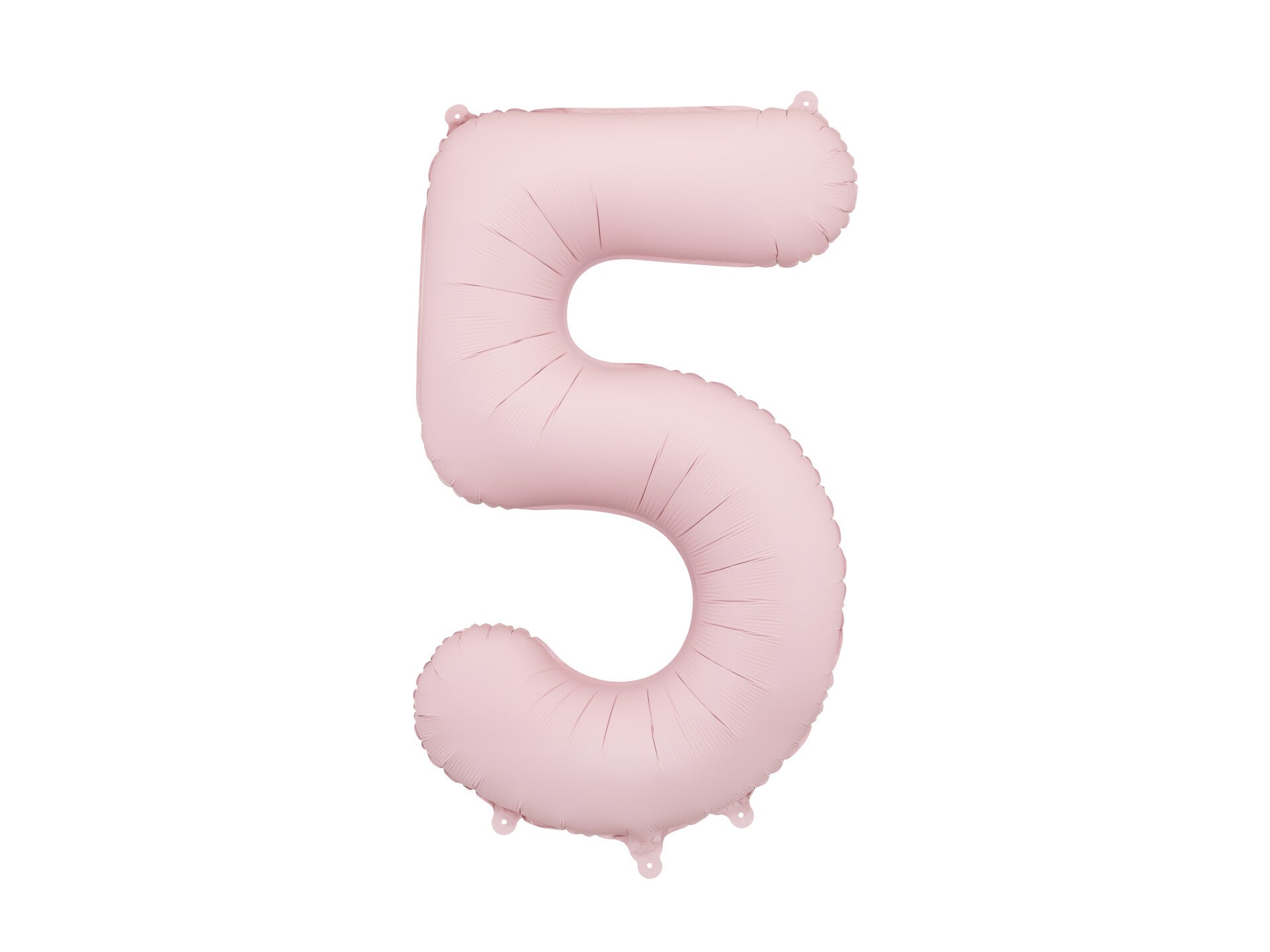 Numerofoliopallo ”5”, 86 cm, vaaleanpunainen