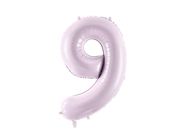 Numerofoliopallo ”9”, 72 cm, violetti