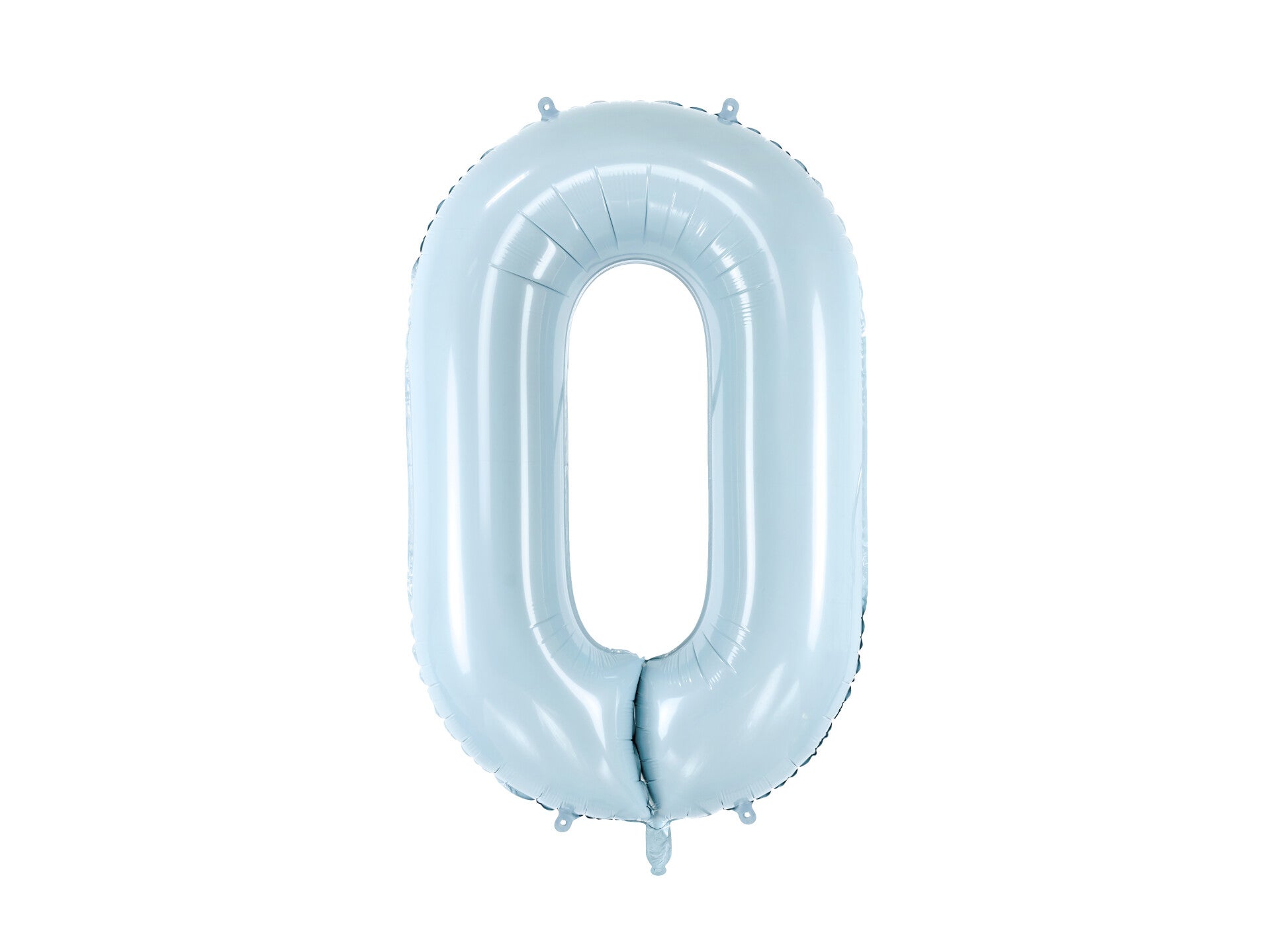 Numerofoliopallo ”0”, 72 cm, vaaleansininen
