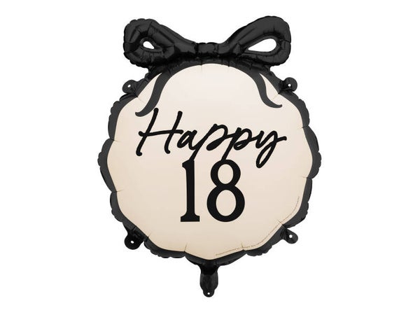 Foliopallo Happy 18, 47,5 x 45 cm, värilajitelma