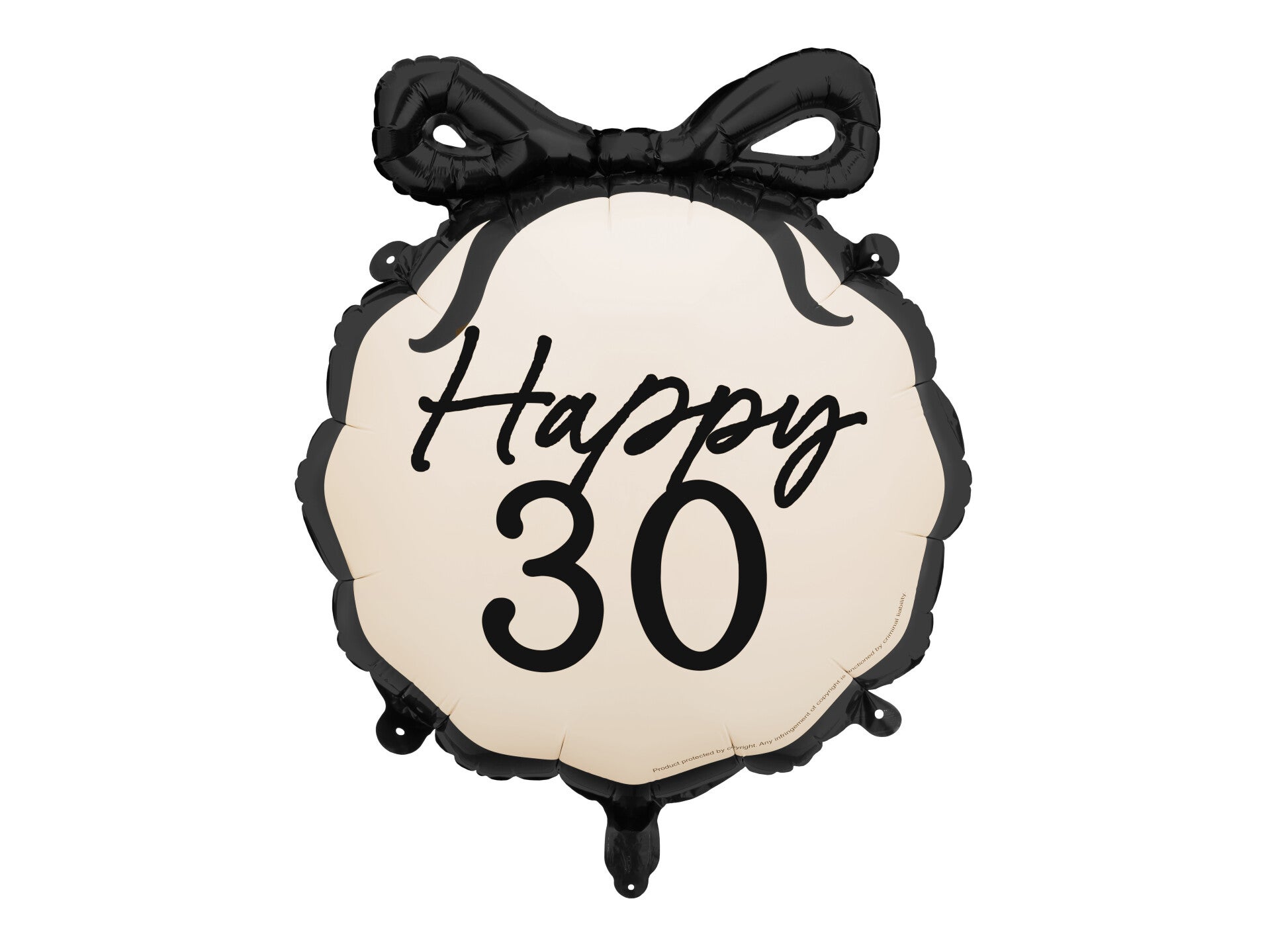 Foliopallo Happy 30, 47,5 x 45 cm, värilajitelma