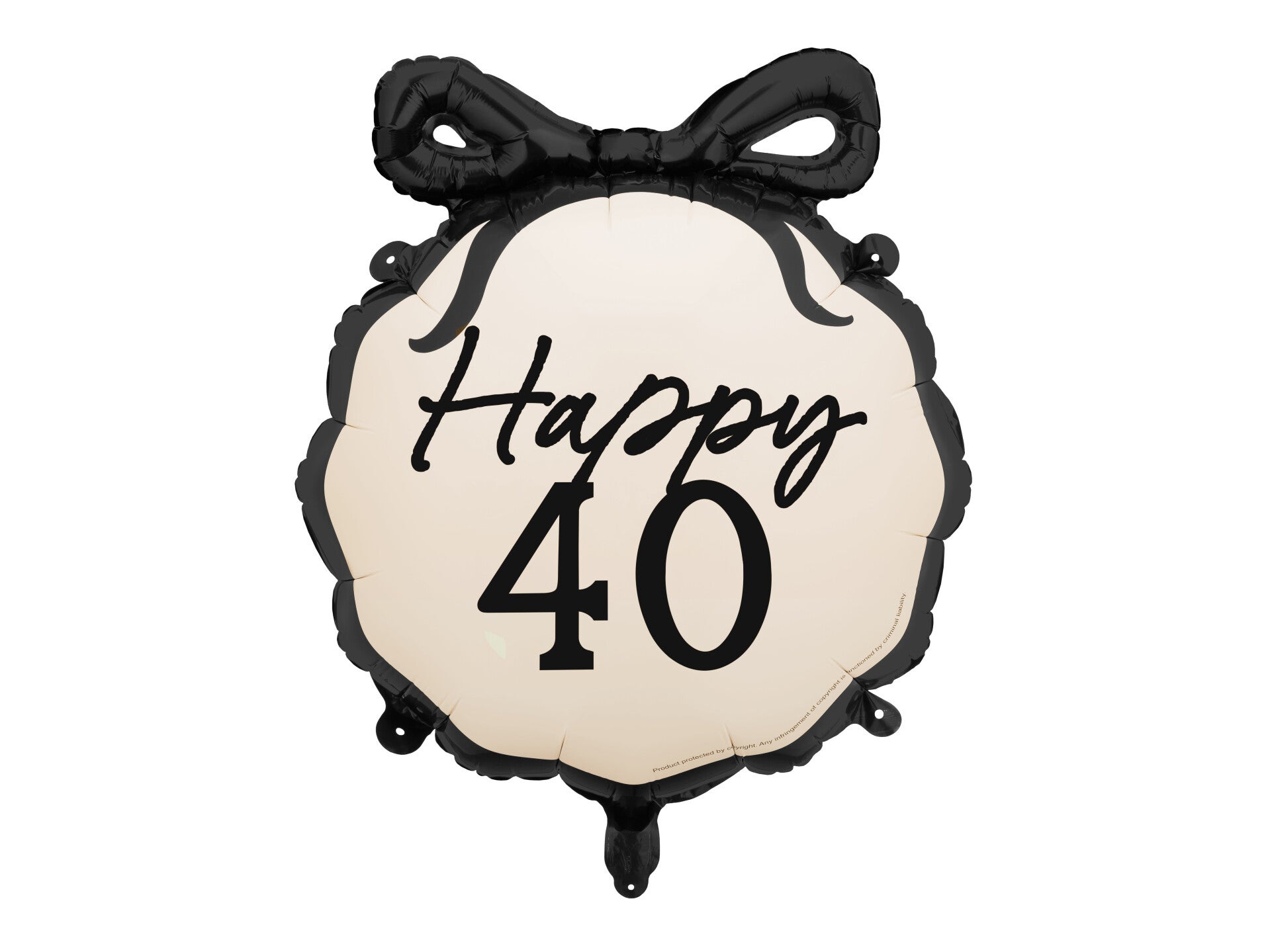 Foliopallo Happy 40, 47,5 x 45 cm, värilajitelma