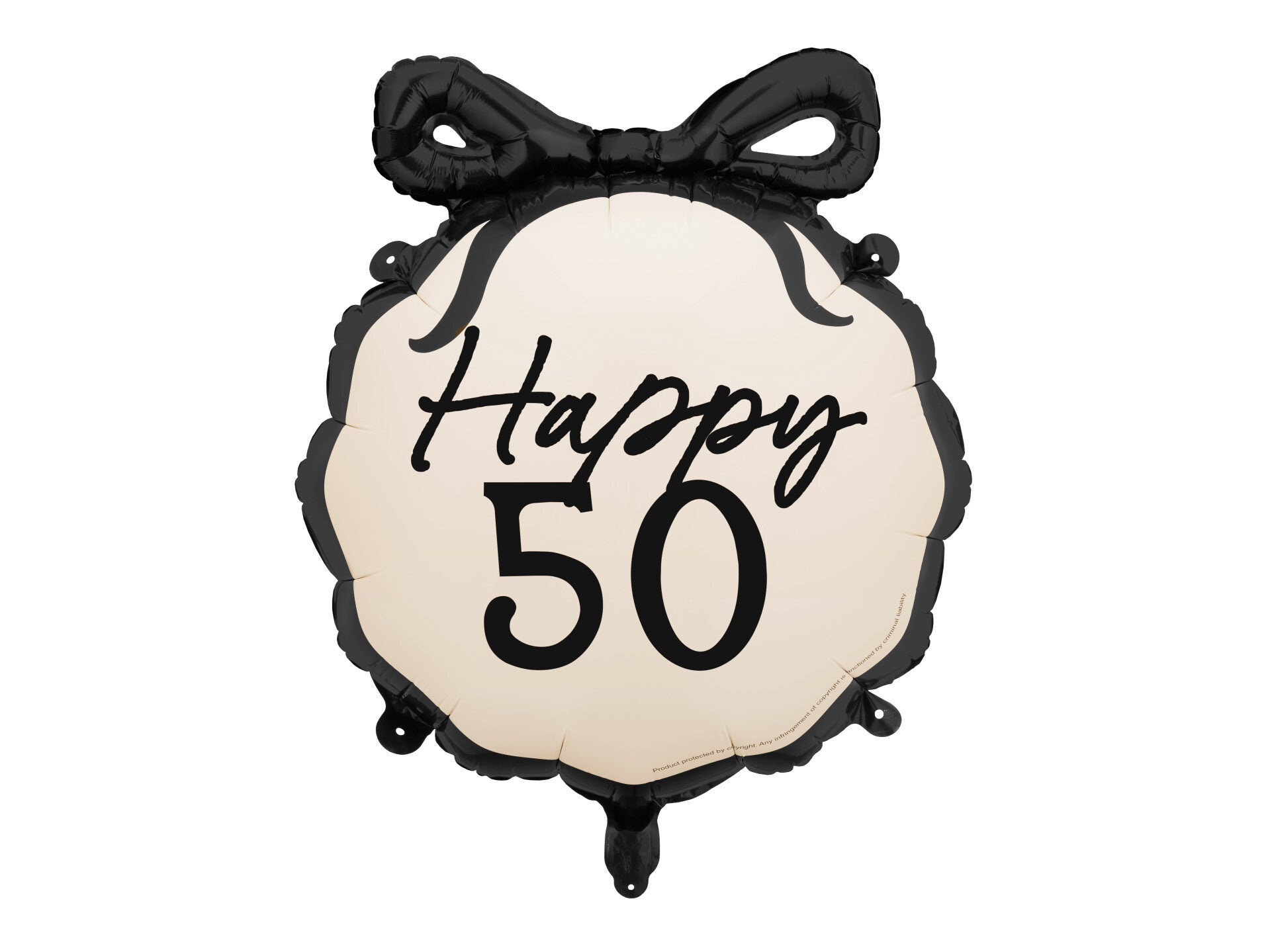 Foliopallo Happy 50, 47,5 x 45 cm, värilajitelma
