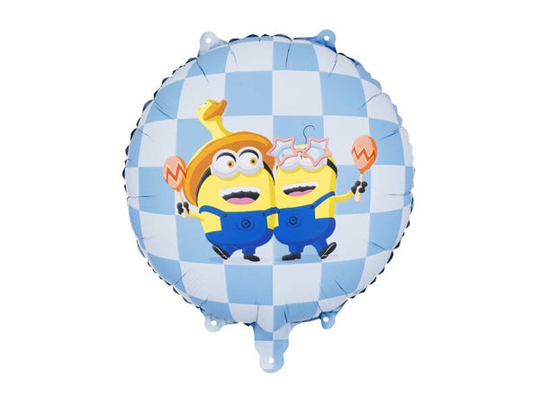 Folioilmapallo Minions – Pyöreä, 35 × 35 cm