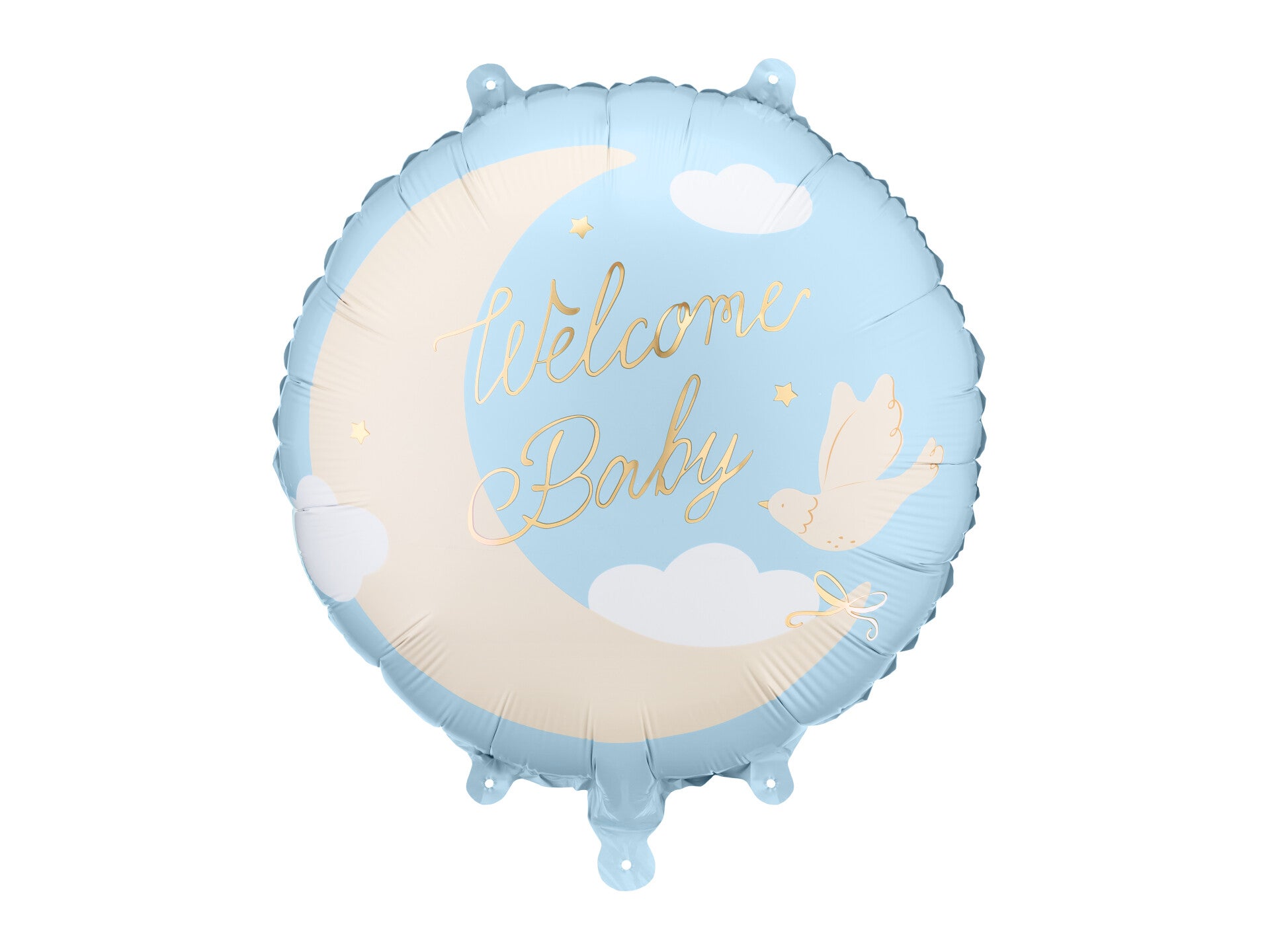 Foliopallo Welcome Baby, eri värejä, 35 x 35 cm