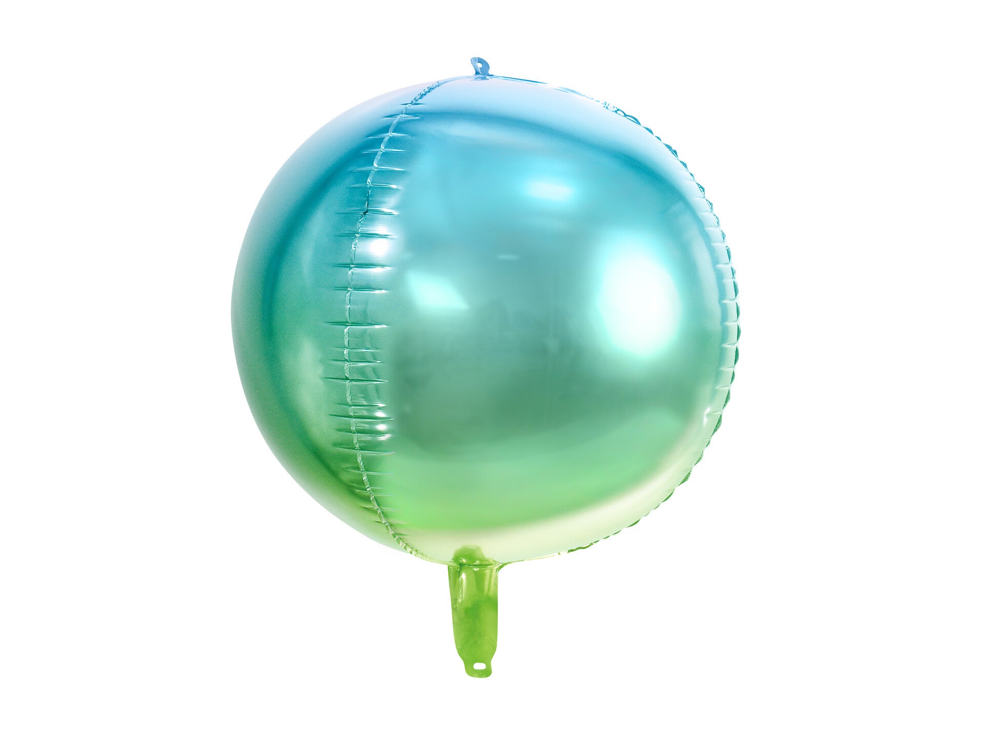Foliopallo, Ombre-pallo, sini-vihreä/violetti-sininen 35 cm