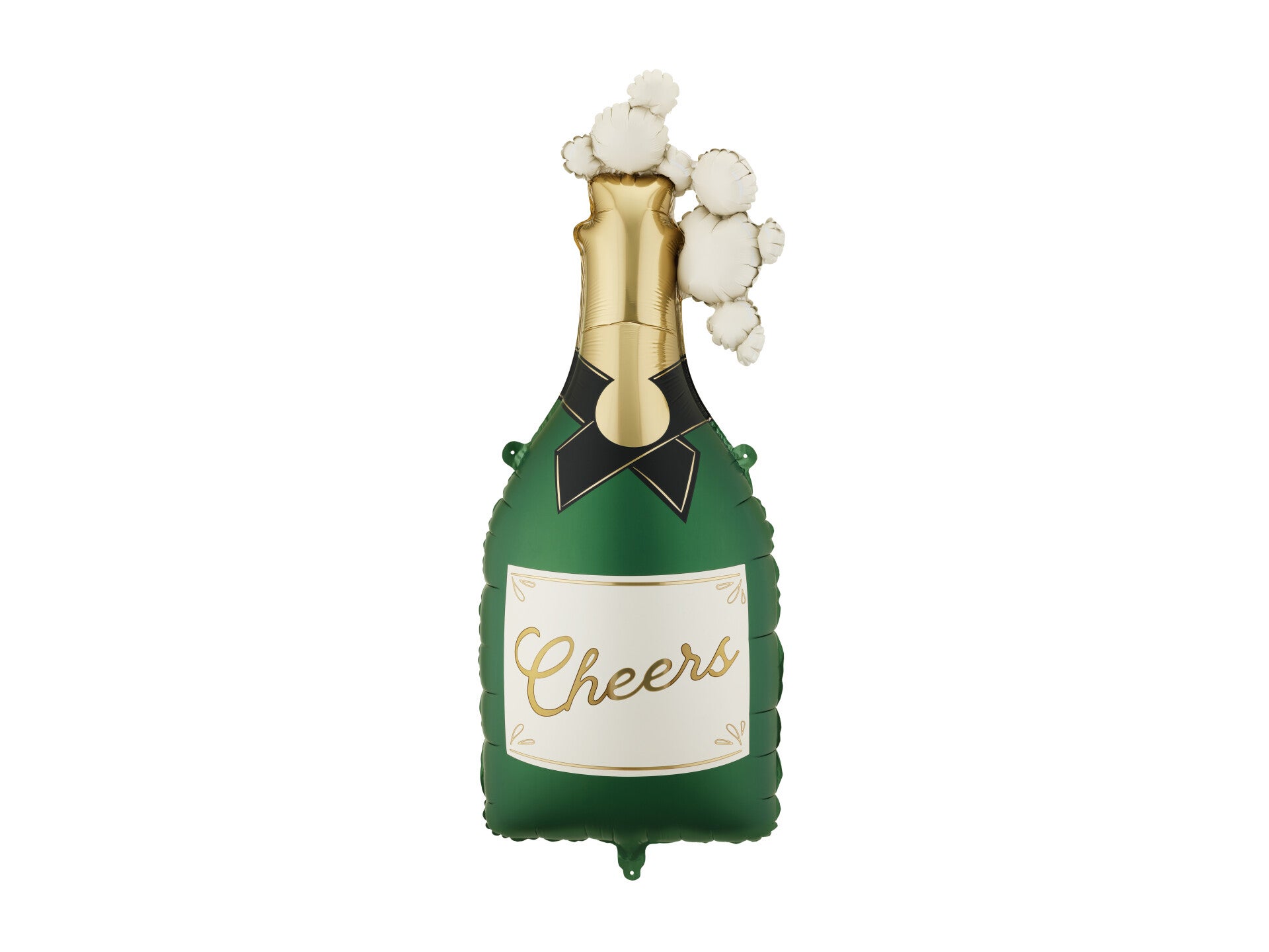 Foliopallo Samppanjapullo Cheers vihreä 34 x 93 cm