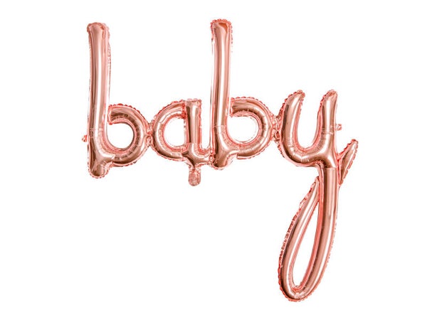 Foliopallo Baby, ruusukulta, 73,5 x 75,5 cm