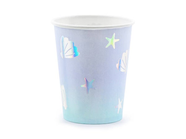 Pahvimukit Mermaid, 220 ml, värilajitelma