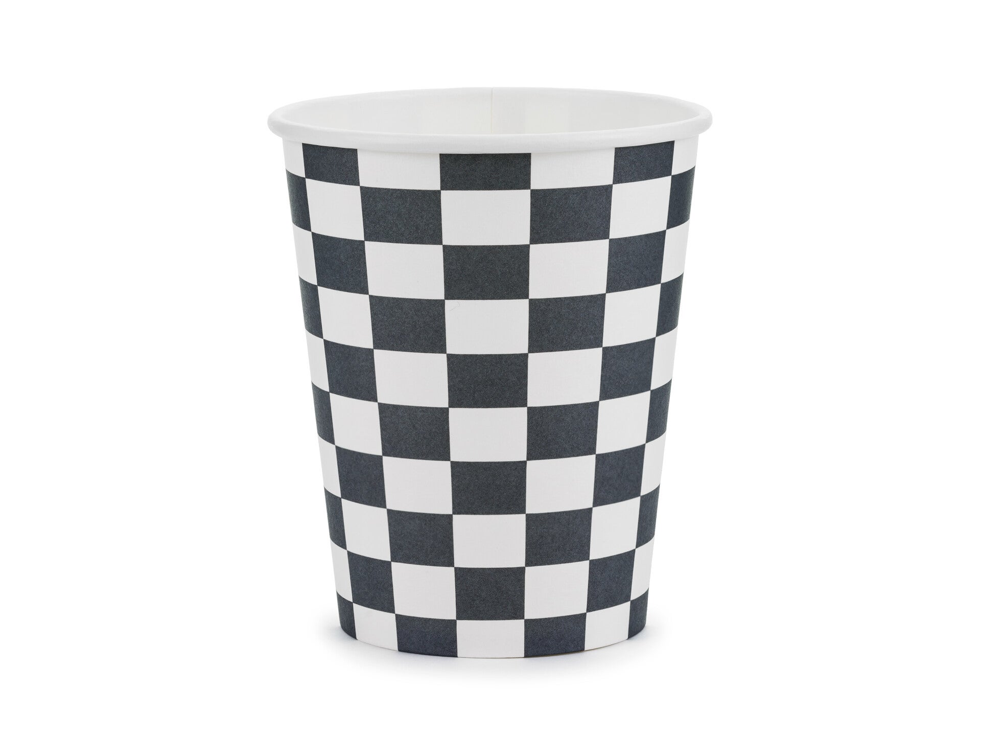 Pahvimukit Checkered Flag, 220 ml, värilajitelma