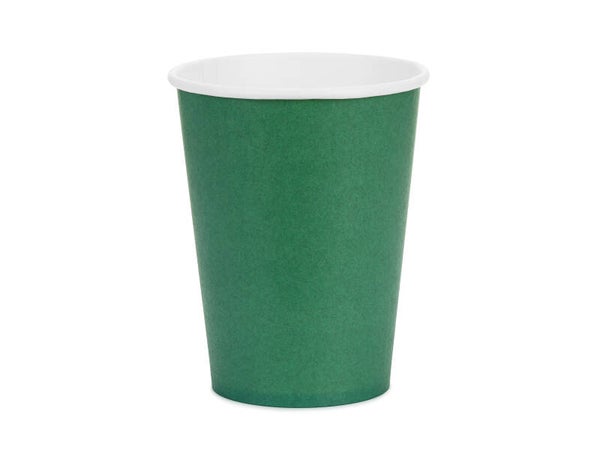 Pahvimukit, tummanvihreä, 250 ml