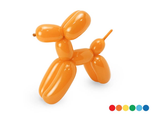 Muotoiluilmapallot pumpulla – Pastellivärimix, 130 cm, 30 kpl