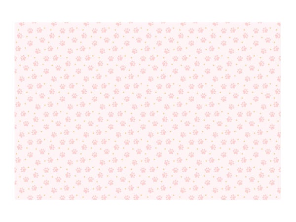 Paperinen pöytäliina Paws, värilajitelma, 180 x 120 cm