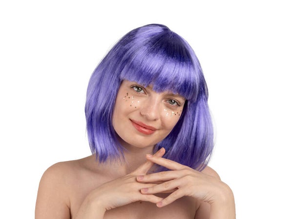 Cleopatra-peruukki, violetti