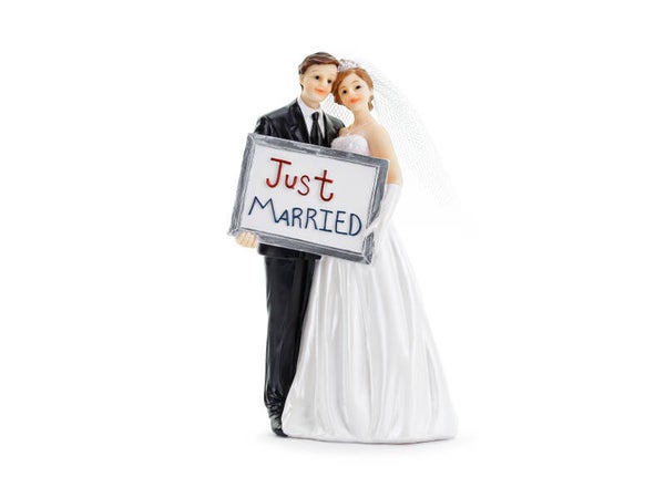Hääkoriste Just Married 14,5 cm