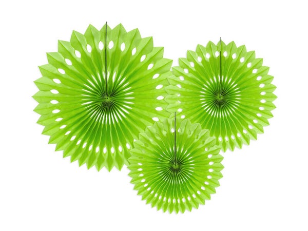 Koristeviuhkat – Omenanvihreä, 20–30 cm, 3 kpl