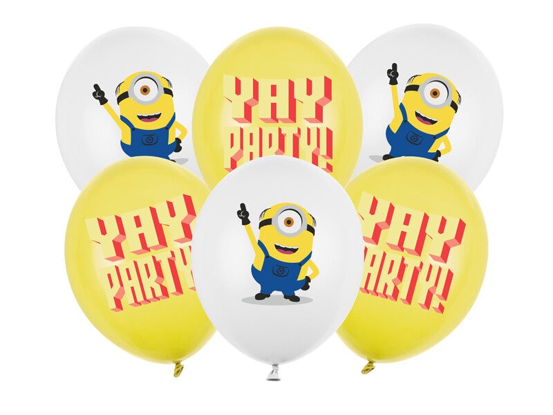 Ilmapallot Minions – 30 cm, 6 kpl