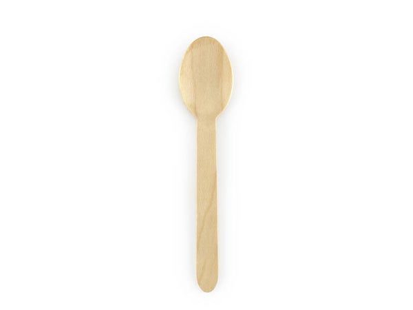Puiset lusikat, 16 cm Mega Pack 100kpl/pkt