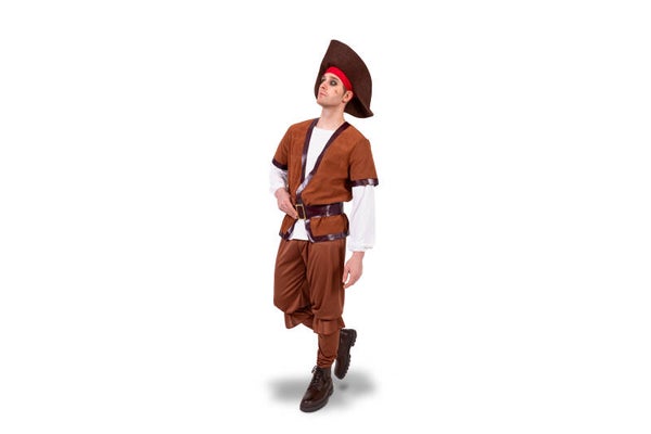 Pirates of the Caribbean -merirosvoasu, koko L–XL
