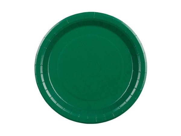 Paperilautaset – Tummanvihreä, 23 cm, 6 kpl