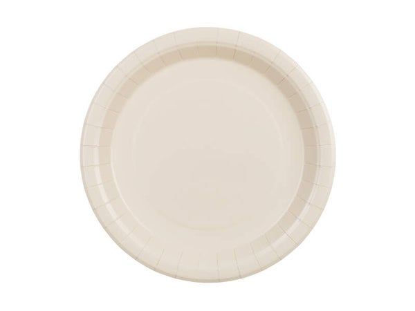 Paperilautaset, beige, 23 cm