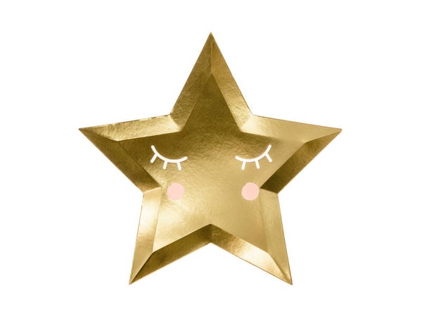 Little Star - Tähti -lautaset, peilikulta, 27 cm