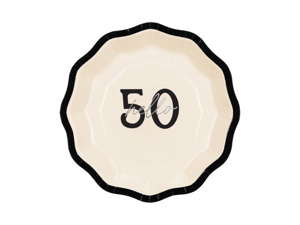 Paperilautaset Hello 50, 18 cm