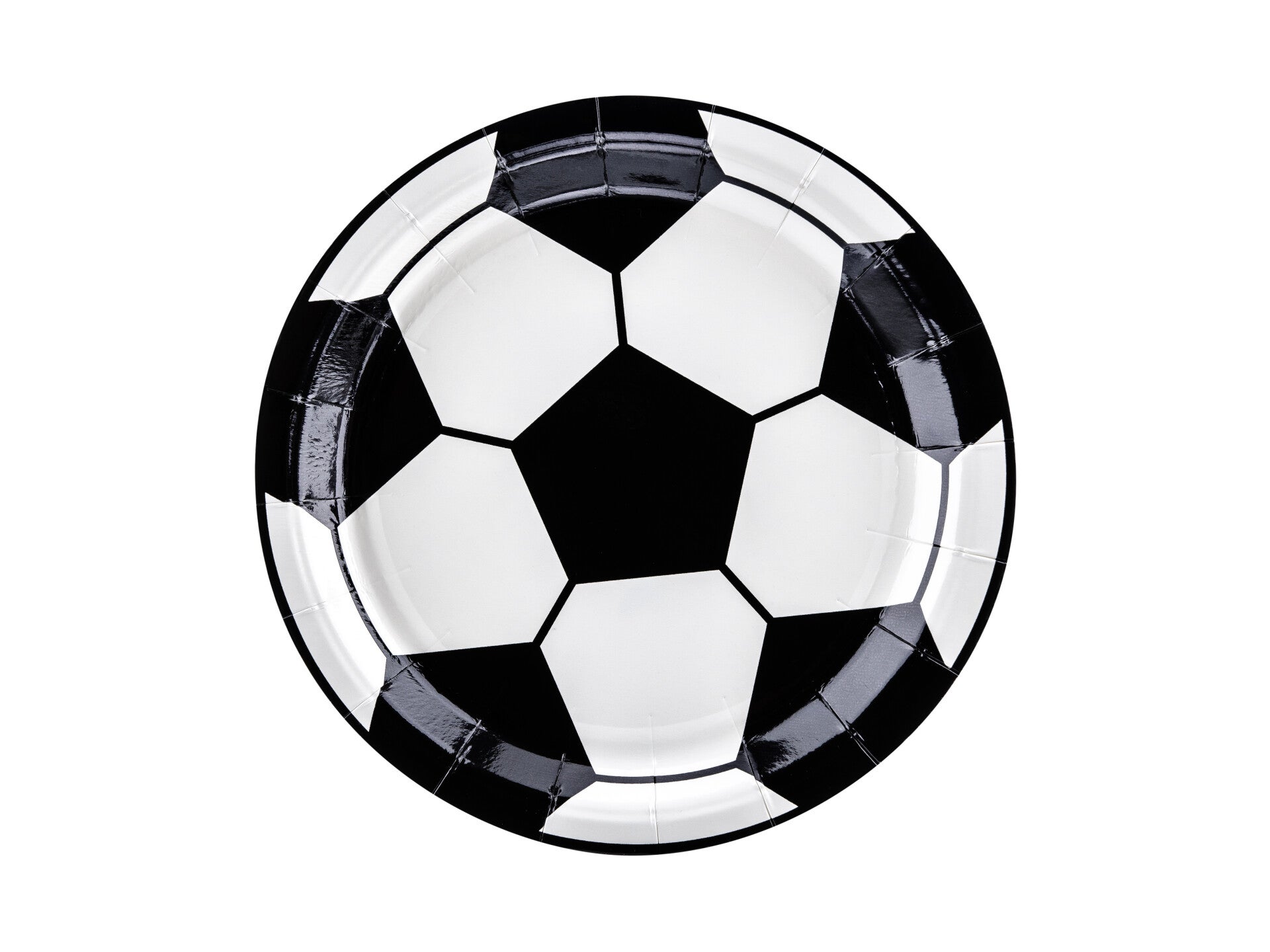 Pahvilautaset Football, 18 cm, värilajitelma