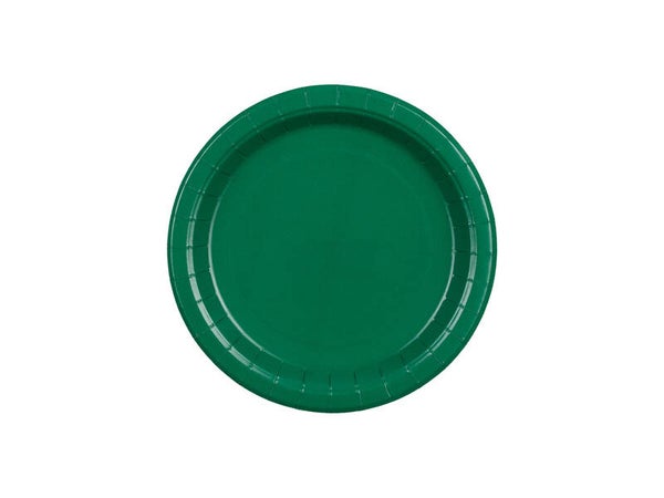 Paperilautaset – Tummanvihreä, 18 cm, 6 kpl