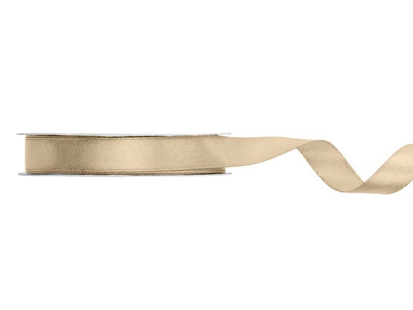 Satiininauha – Kylmä kulta, 12 mm × 25 m
