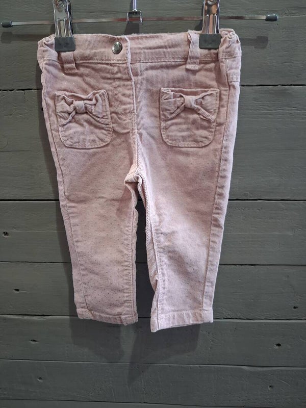 PAF0039 Pantalon velours fille Pat&Ripaton 9 mois