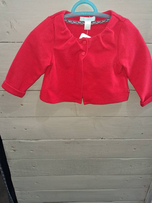 PCF0036 Gilet fille Obaïbi 9 mois